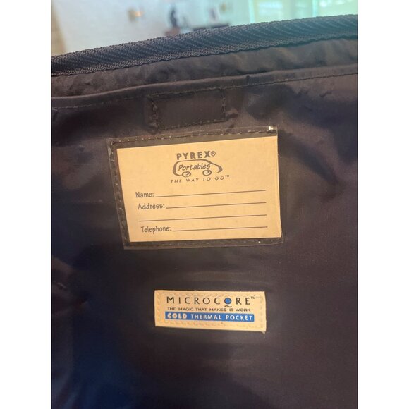 Pyrex Portables Insulated Thermal Travel Bag With Handles & Velcro Closure - Picture 3 of 6